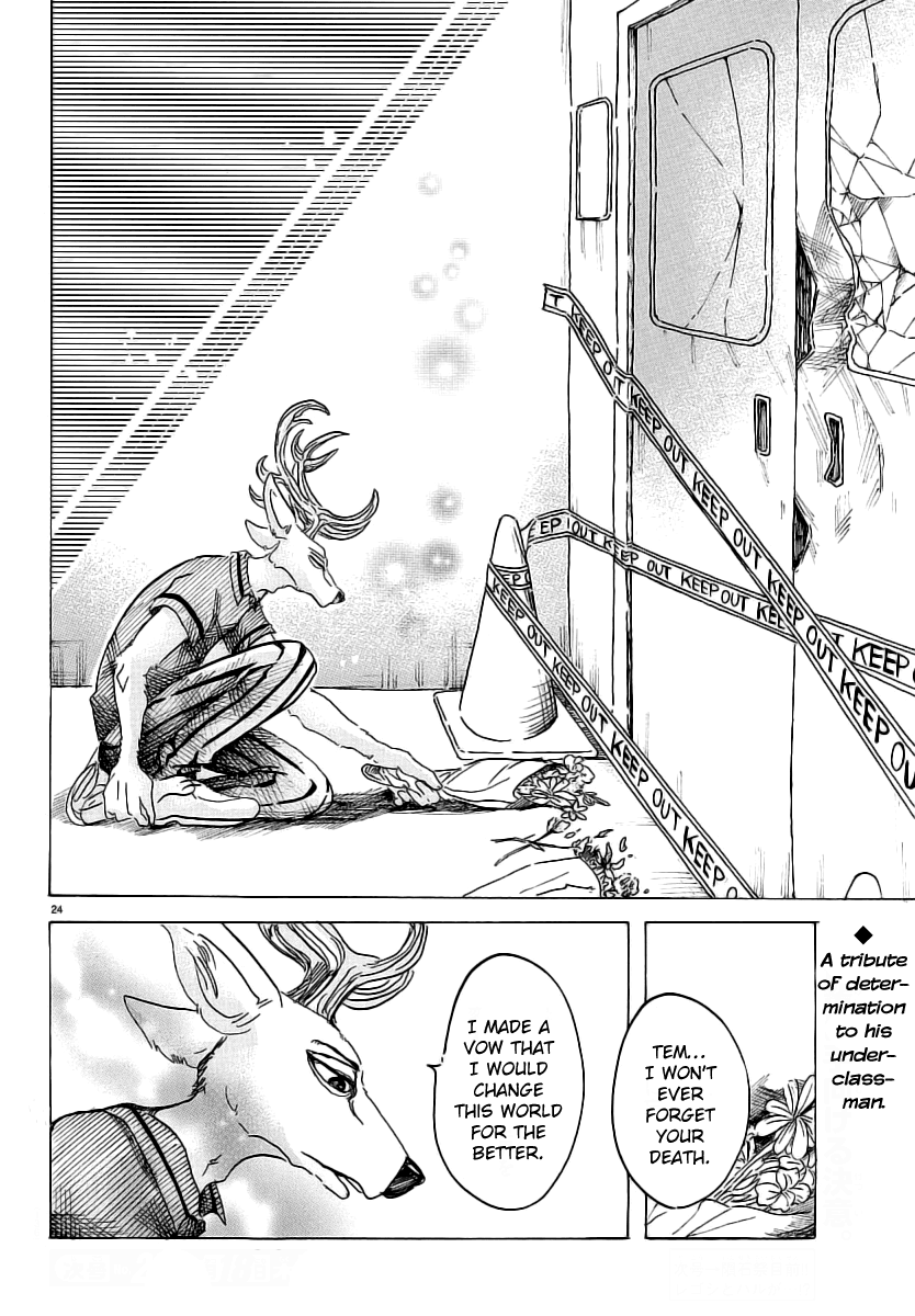 Beastars Chapter 33 page 24 - Chapter 33: To Make a Solemn Vow