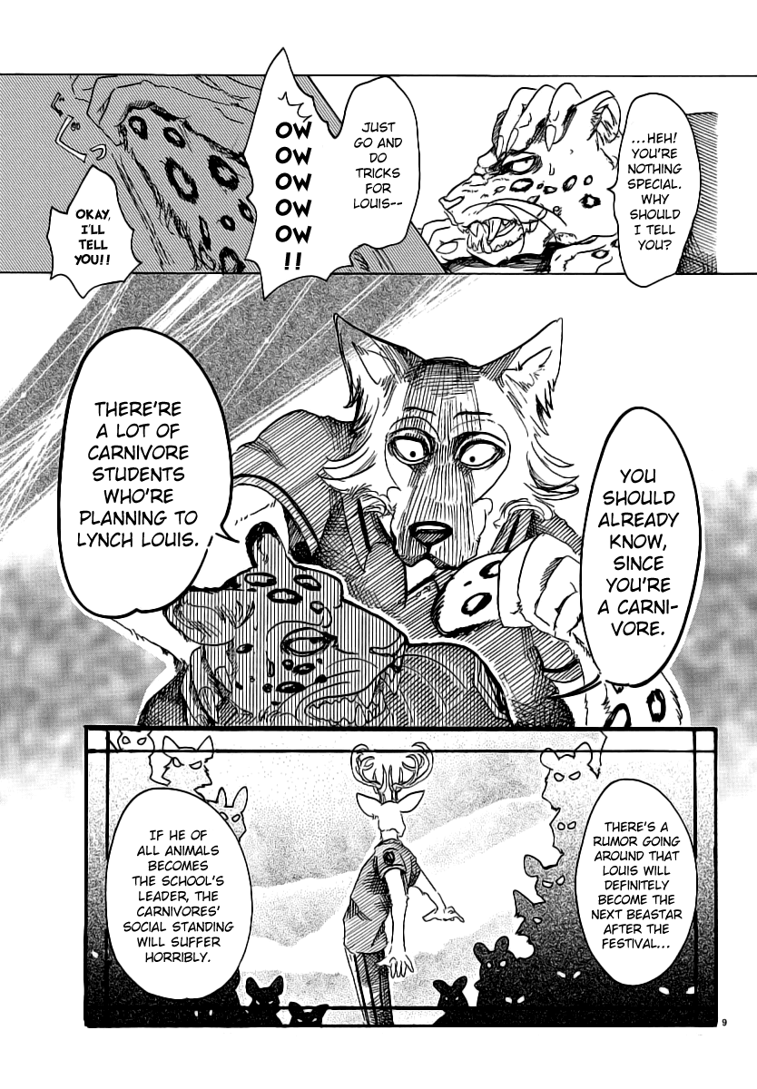 Beastars Chapter 34 page 8 - Chapter 34: A Meek Bodyguard