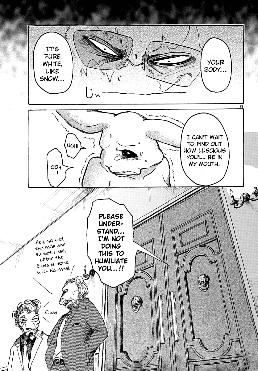 Beastars Chapter 35 page 13 - Chapter 35: The Physiology of Taste
