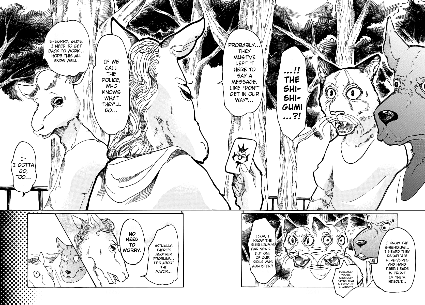 Beastars Chapter 35 page 16 - Chapter 35: The Physiology of Taste