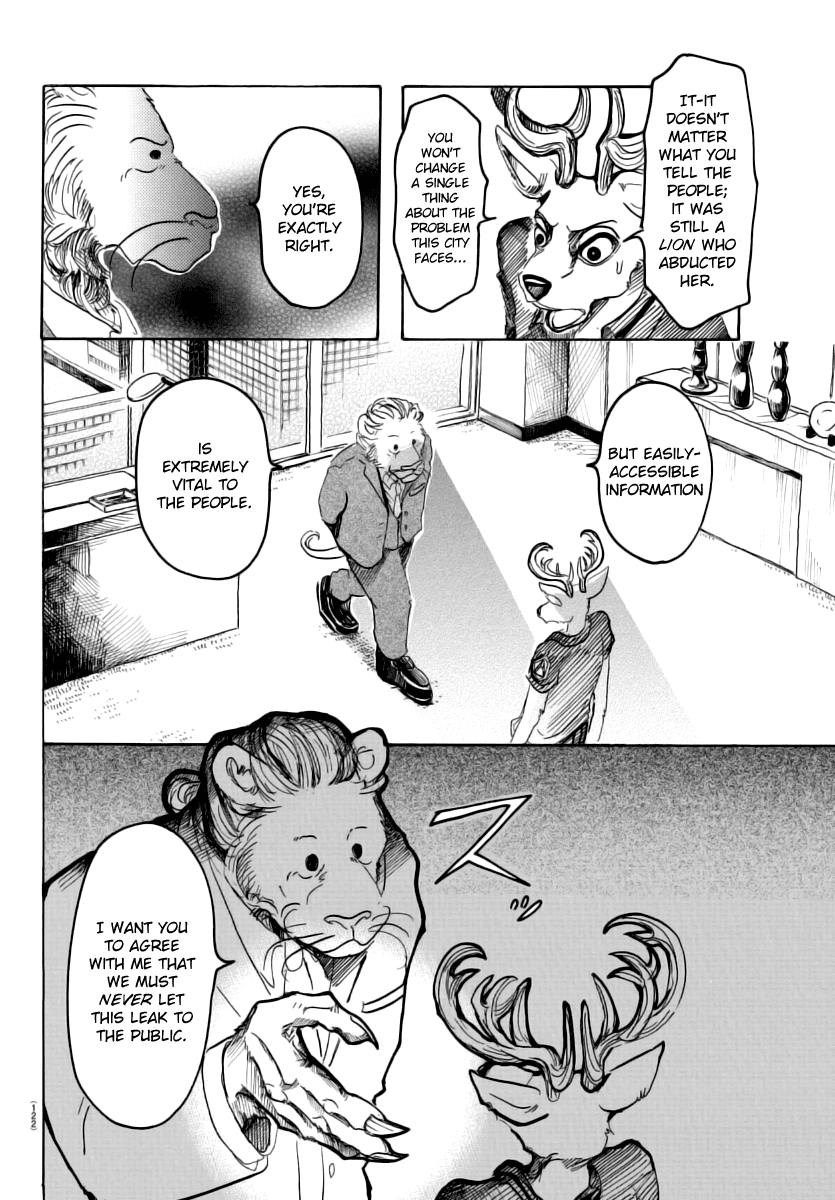 Beastars Chapter 36 page 4 - Chapter 36: To Raise a Fist