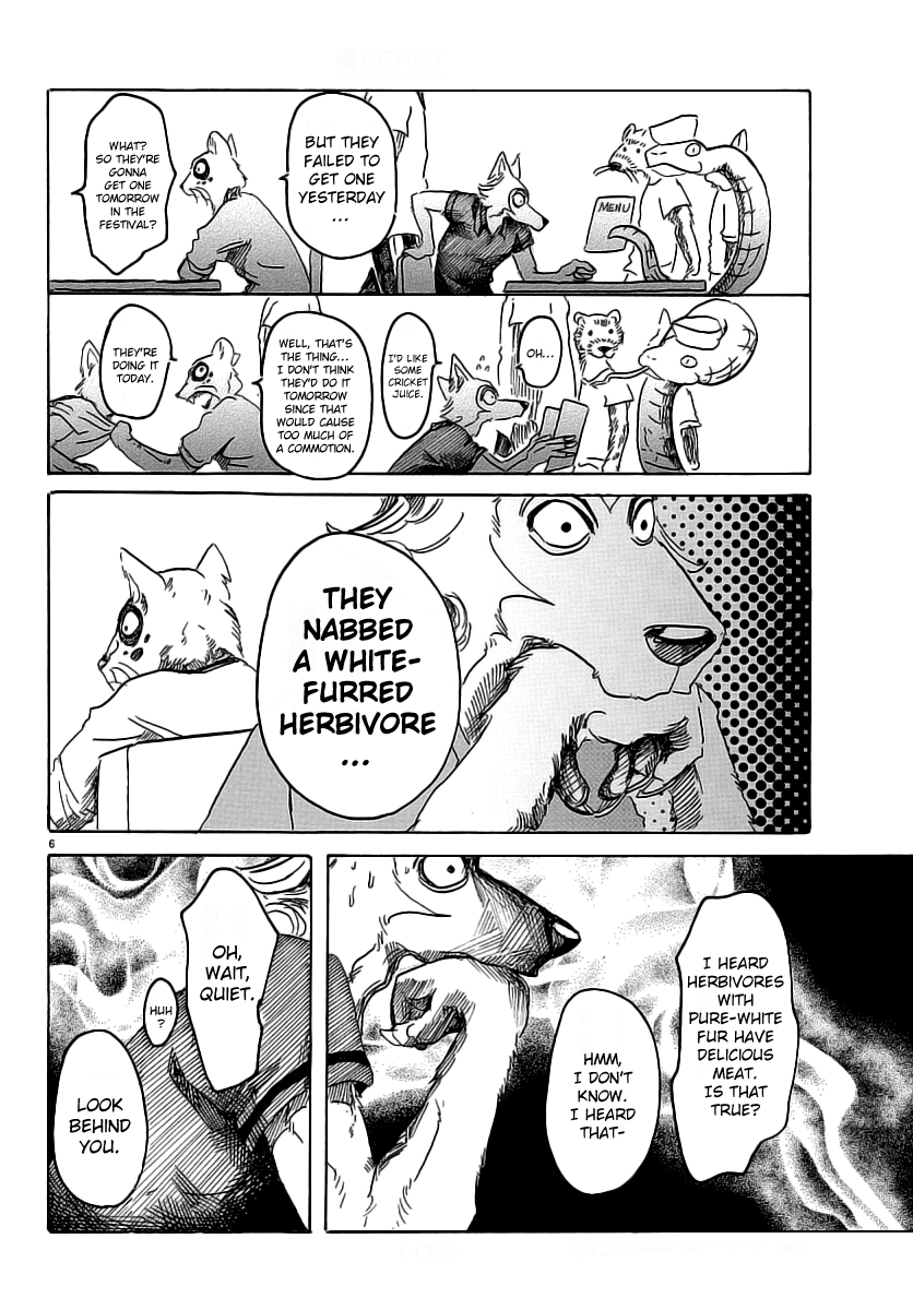 Beastars Chapter 37 page 6 - Chapter 37: Gathering Rain Clouds