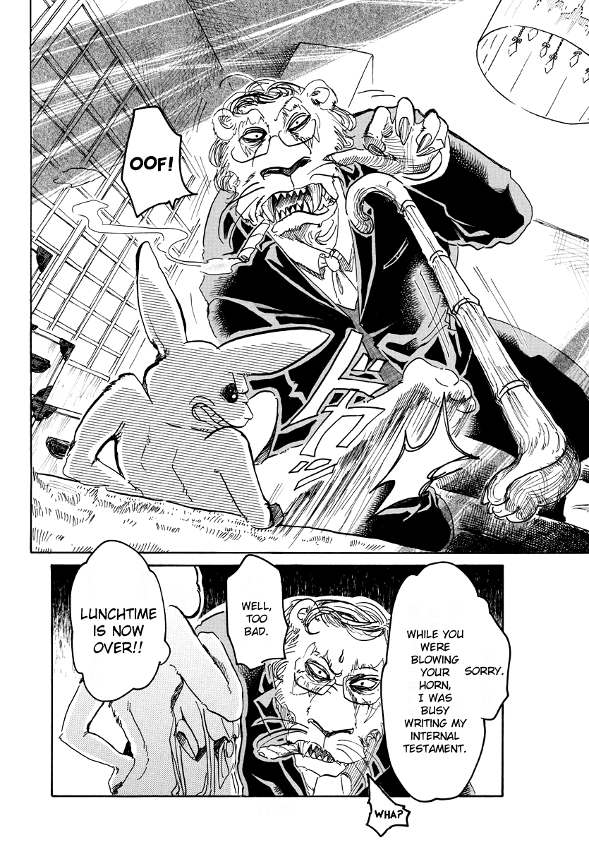 Beastars Chapter 38 page 15 - Chapter 38: White Fur on a Piece of Lined Paper