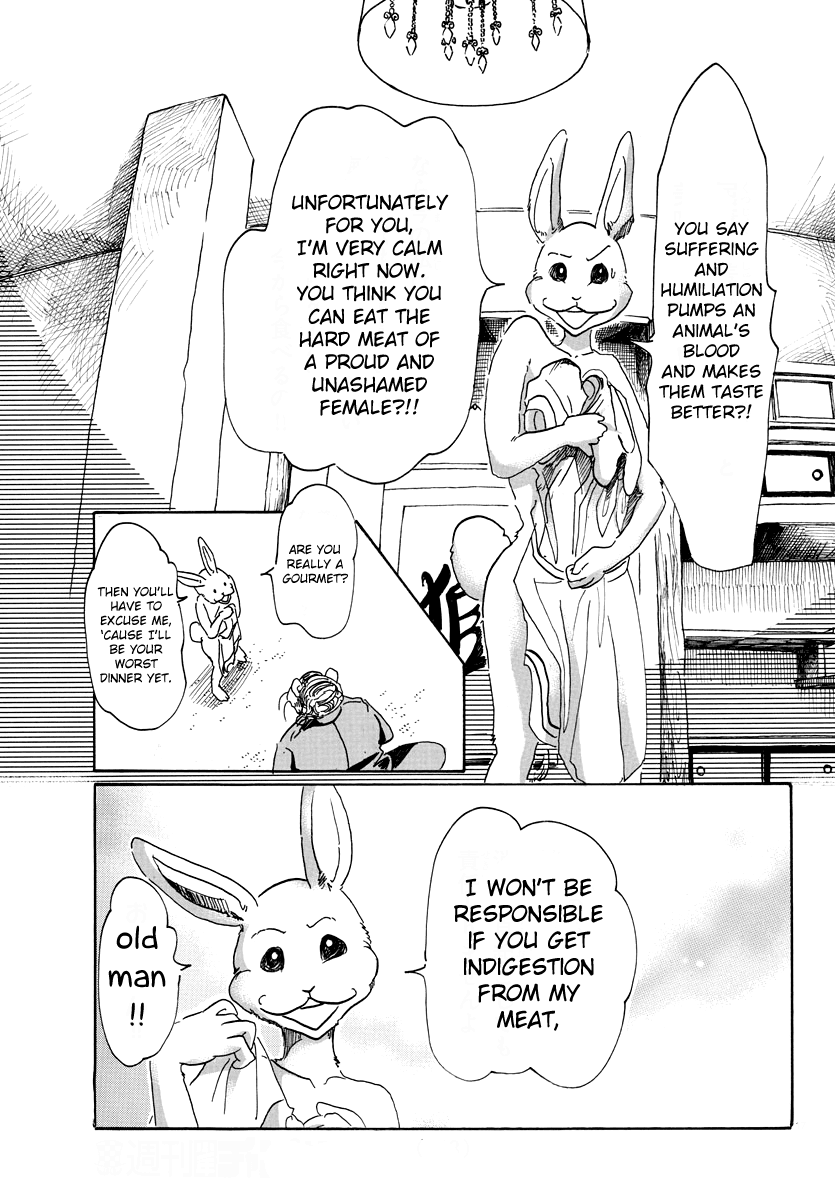 Beastars Chapter 38 page 16 - Chapter 38: White Fur on a Piece of Lined Paper