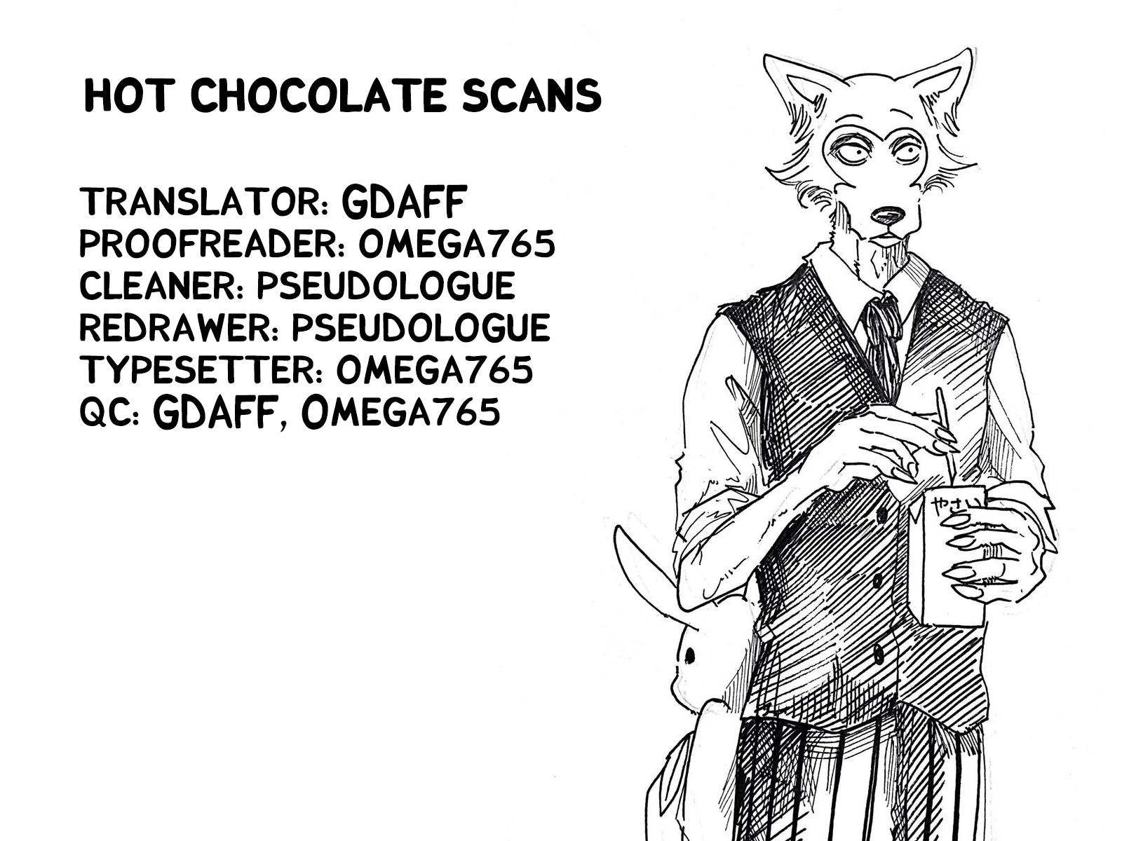 Beastars Chapter 38 page 20 - Chapter 38: White Fur on a Piece of Lined Paper
