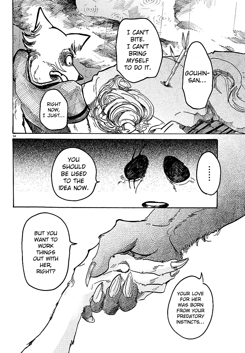 Beastars Chapter 39 page 14 - Chapter 39: I Wanna Hold You