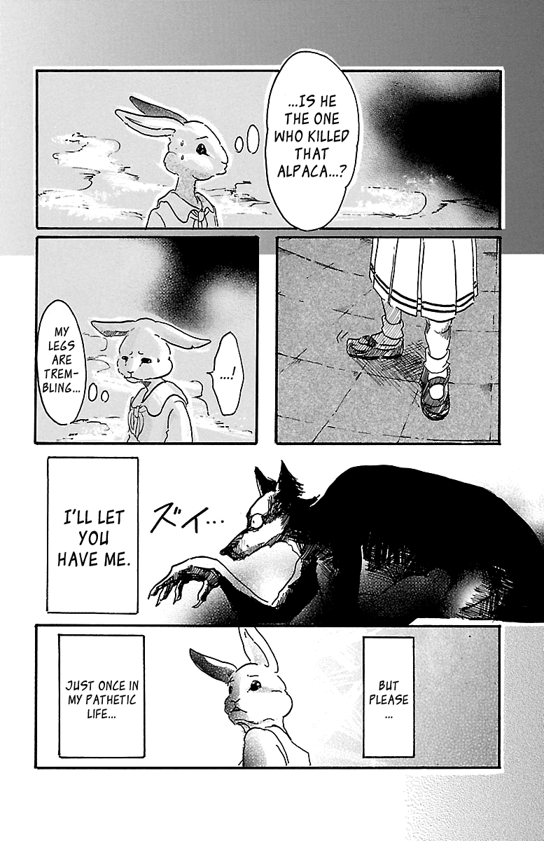 Beastars Chapter 4 page 20 - Chapter 4: A Moderately Bad Day Even for a Bunny Rabbit