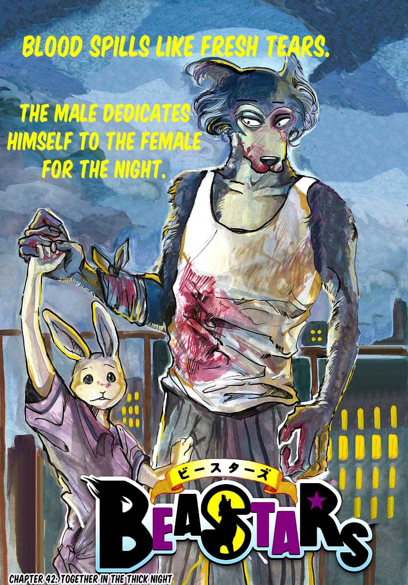 Beastars Chapter 42 page 1 - Chapter 42: Together in the Thick Night