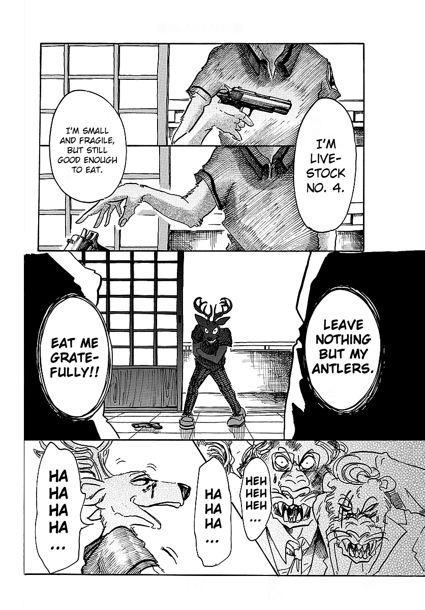 Beastars Chapter 42 page 12 - Chapter 42: Together in the Thick Night