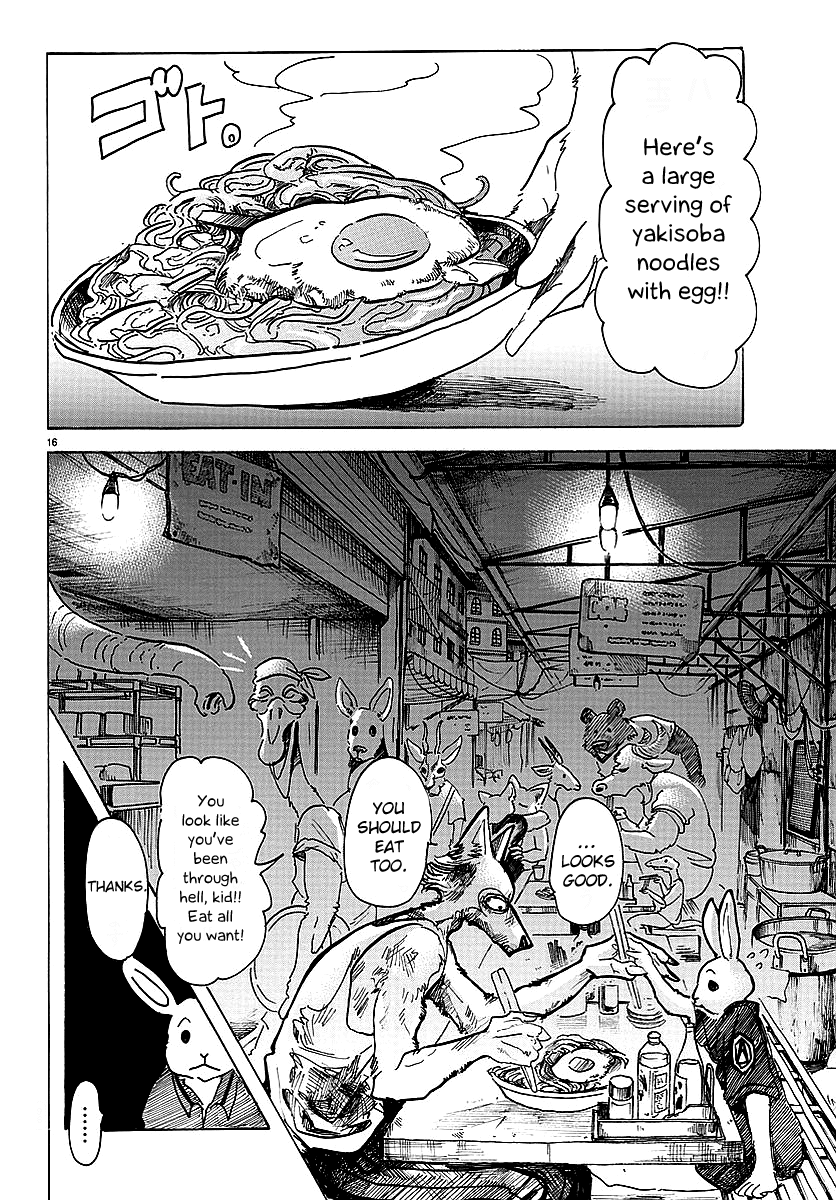 Beastars Chapter 42 page 16 - Chapter 42: Together in the Thick Night
