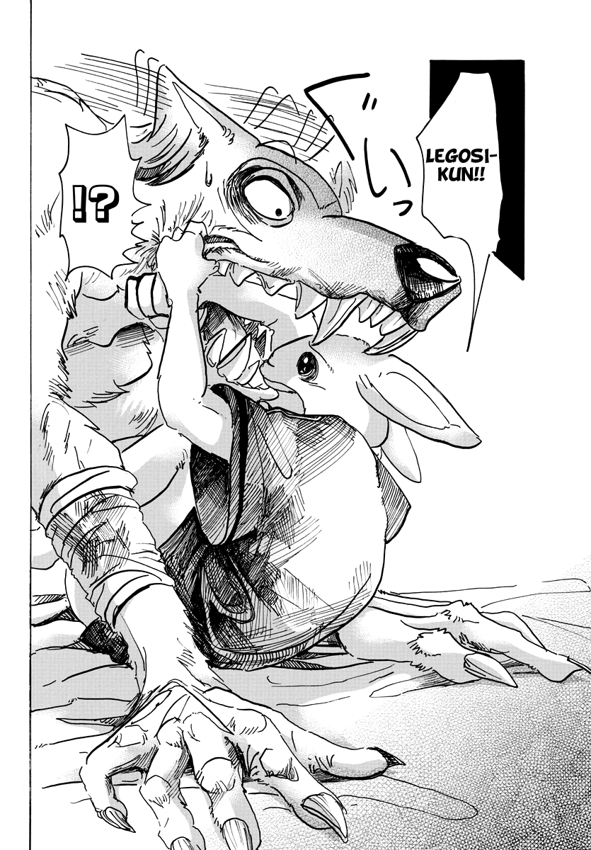 Beastars Chapter 44 page 10 - Chapter 44: Cemented by Warm Sweat