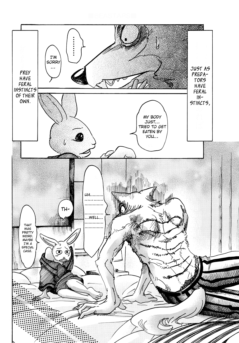 Beastars Chapter 44 page 12 - Chapter 44: Cemented by Warm Sweat
