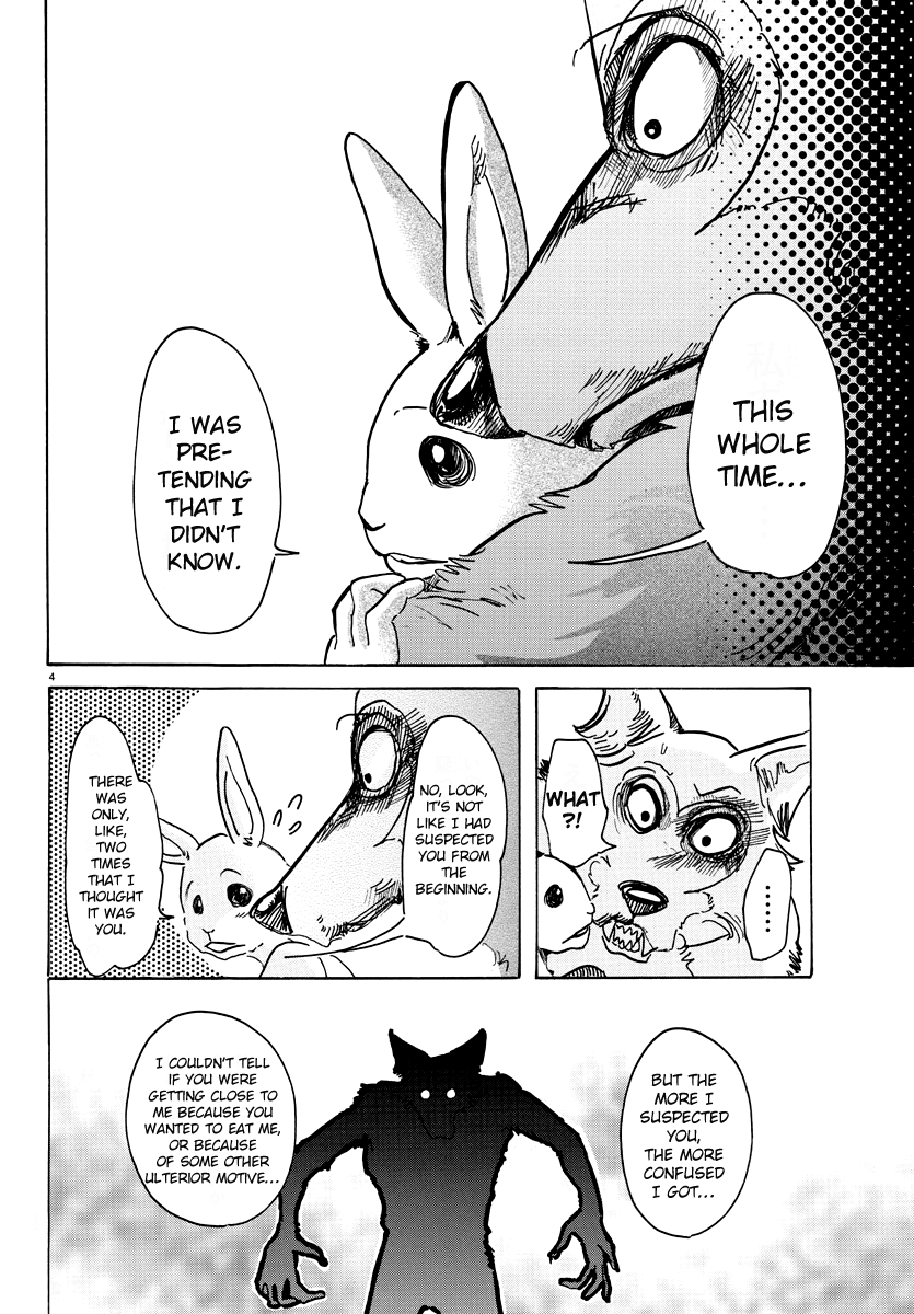 Beastars Chapter 44 page 4 - Chapter 44: Cemented by Warm Sweat