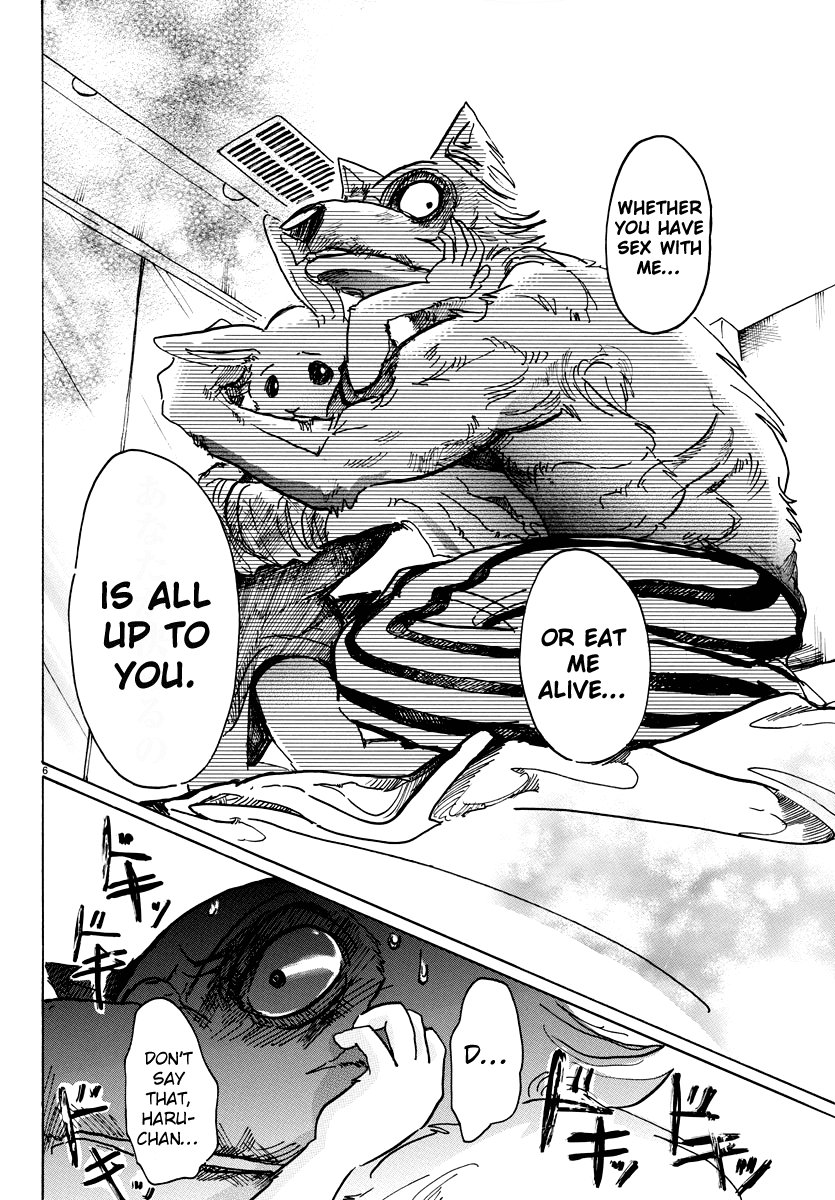Beastars Chapter 44 page 6 - Chapter 44: Cemented by Warm Sweat