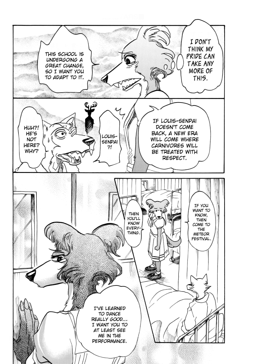 Beastars Chapter 45 page 10 - Chapter 45: A Black Hole Beneath Her Eyelashes