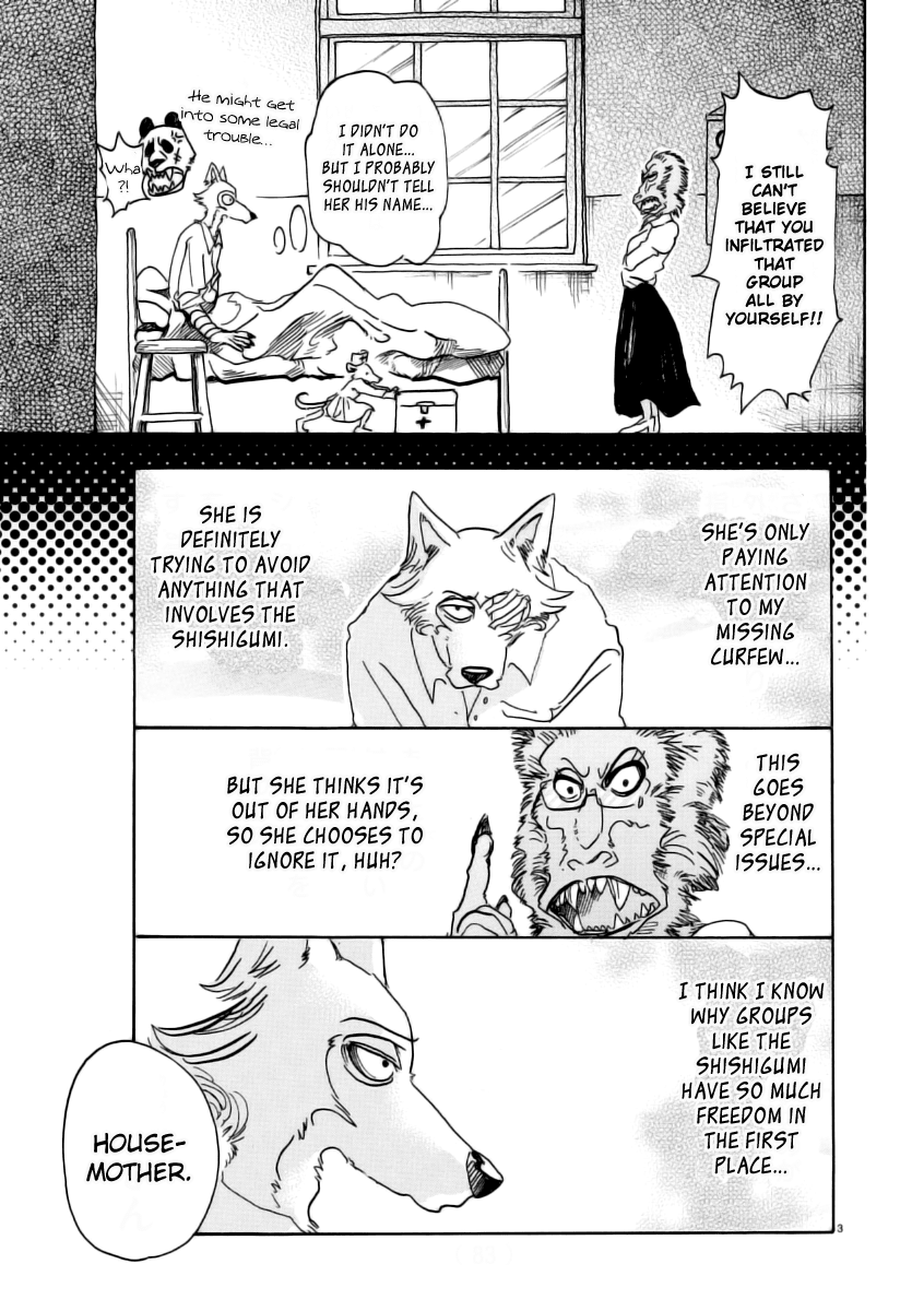 Beastars Chapter 45 page 3 - Chapter 45: A Black Hole Beneath Her Eyelashes