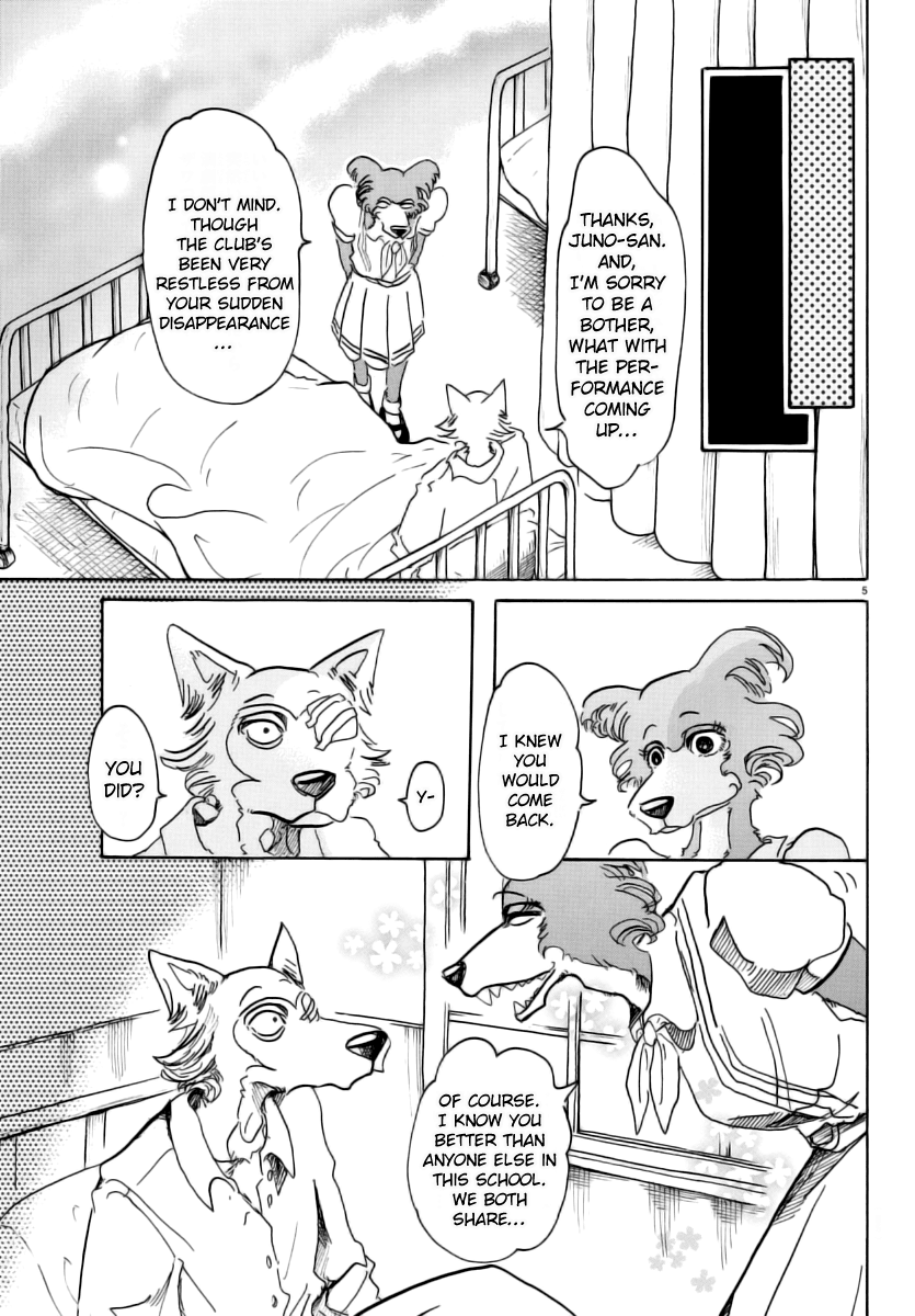 Beastars Chapter 45 page 5 - Chapter 45: A Black Hole Beneath Her Eyelashes