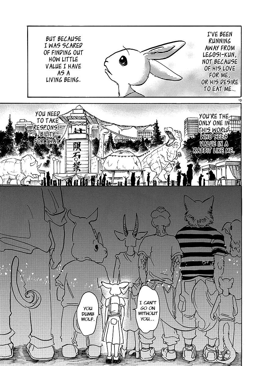 Beastars Chapter 46 page 13 - Chapter 46: Dominance Through Contrast