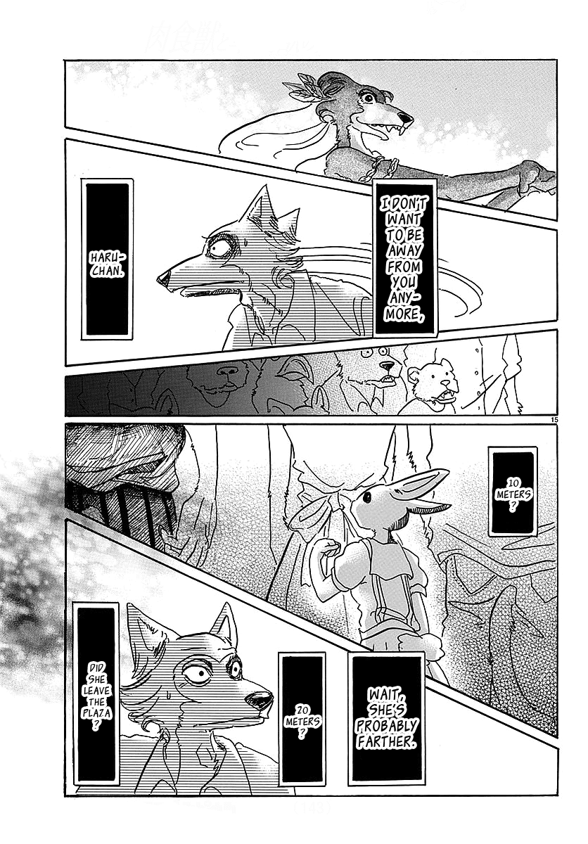 Beastars Chapter 46 page 15 - Chapter 46: Dominance Through Contrast