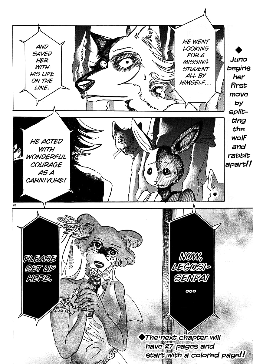 Beastars Chapter 46 page 19 - Chapter 46: Dominance Through Contrast