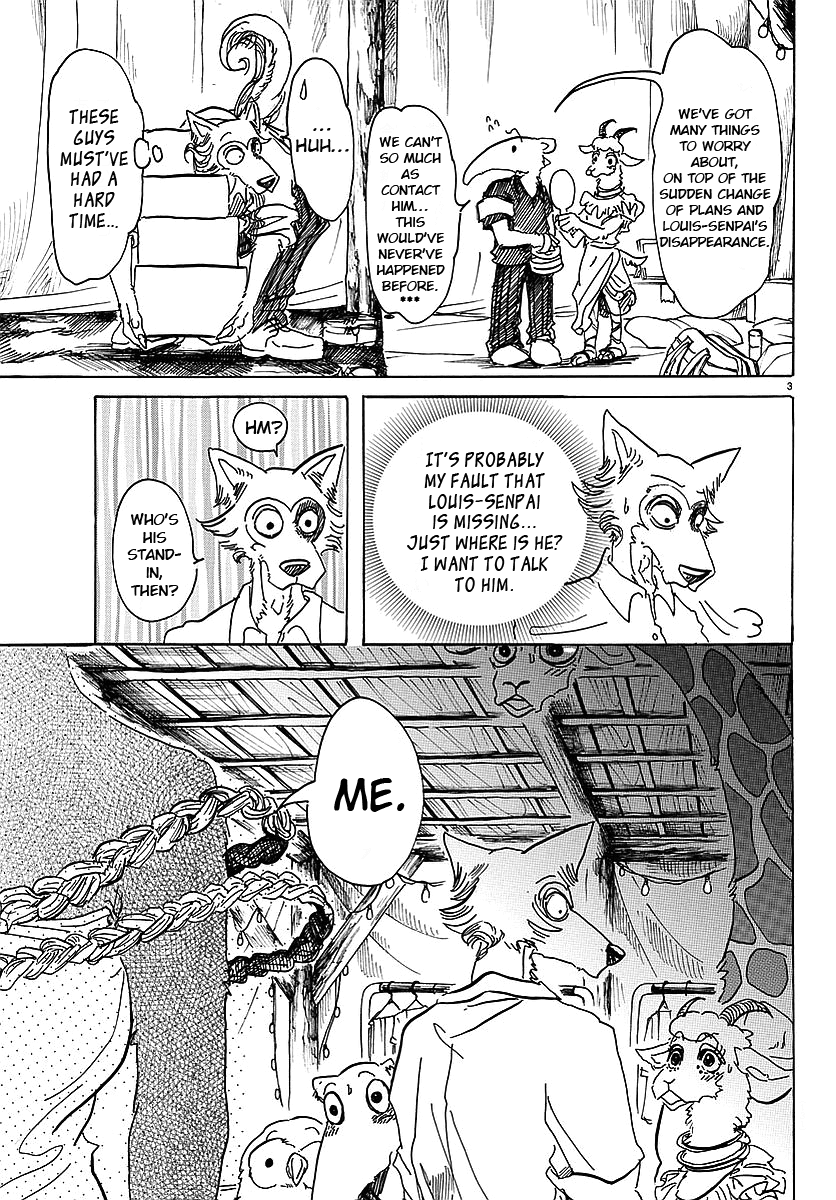 Beastars Chapter 46 page 3 - Chapter 46: Dominance Through Contrast