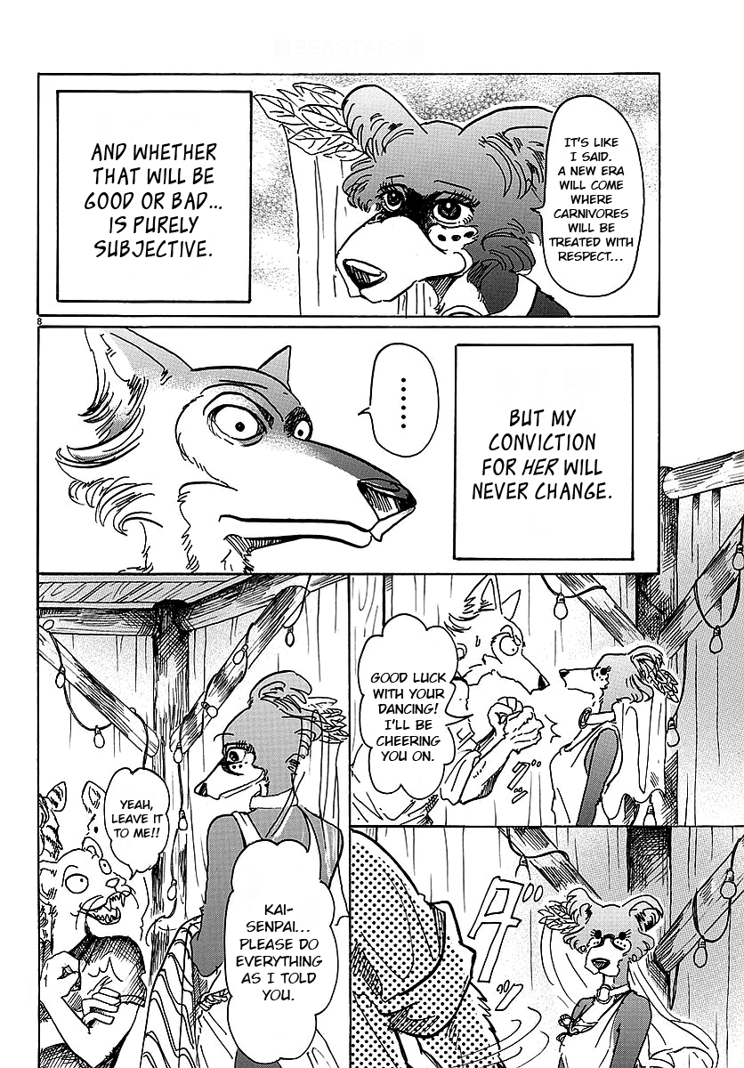 Beastars Chapter 46 page 8 - Chapter 46: Dominance Through Contrast