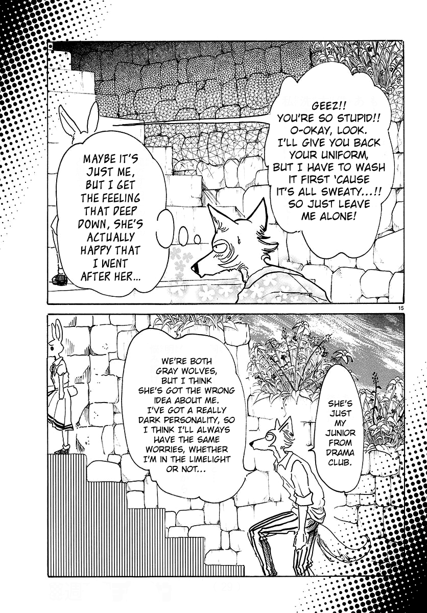 Beastars Chapter 47 page 16 - Chapter 47: Only the Wind Knows