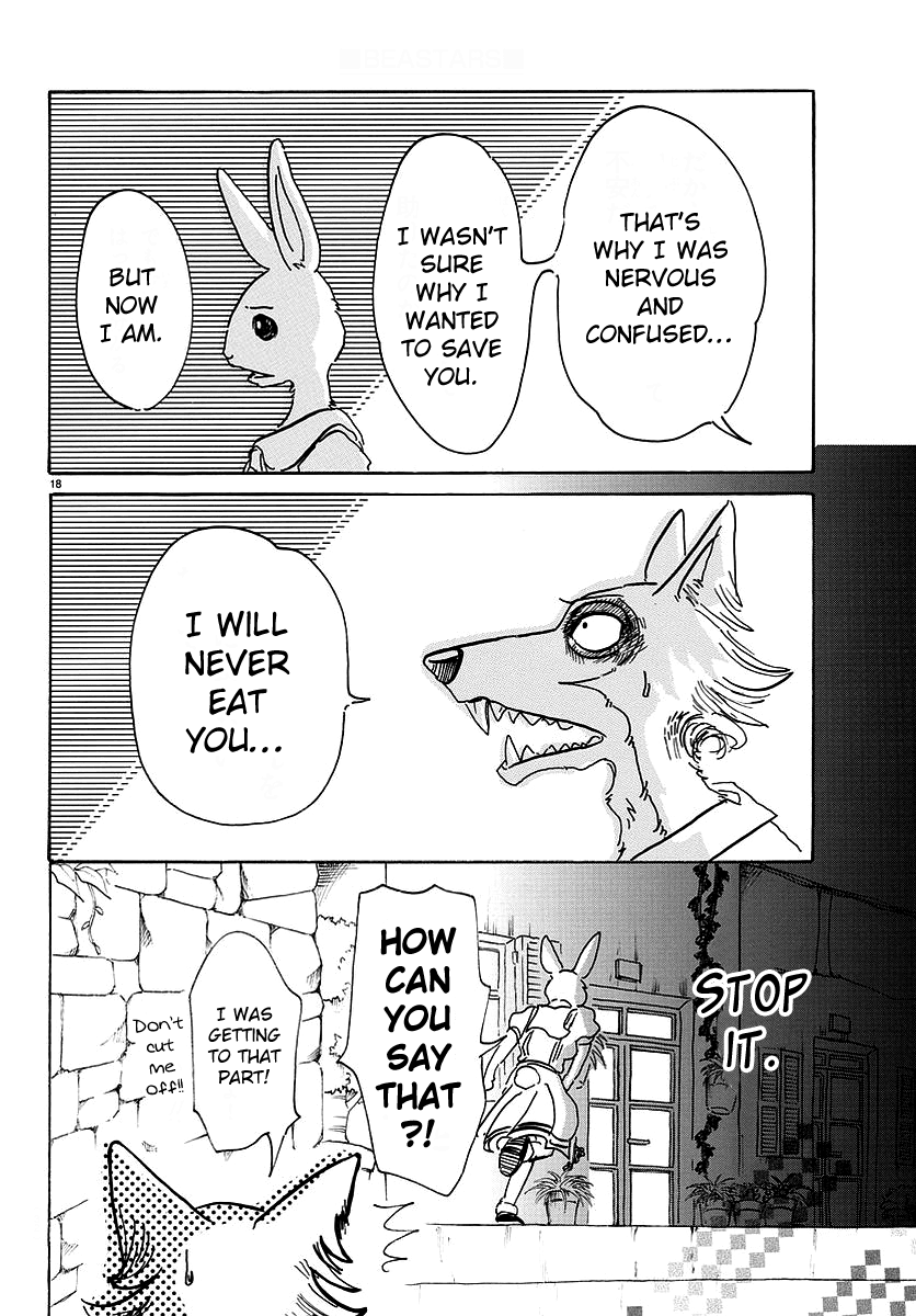 Beastars Chapter 47 page 19 - Chapter 47: Only the Wind Knows