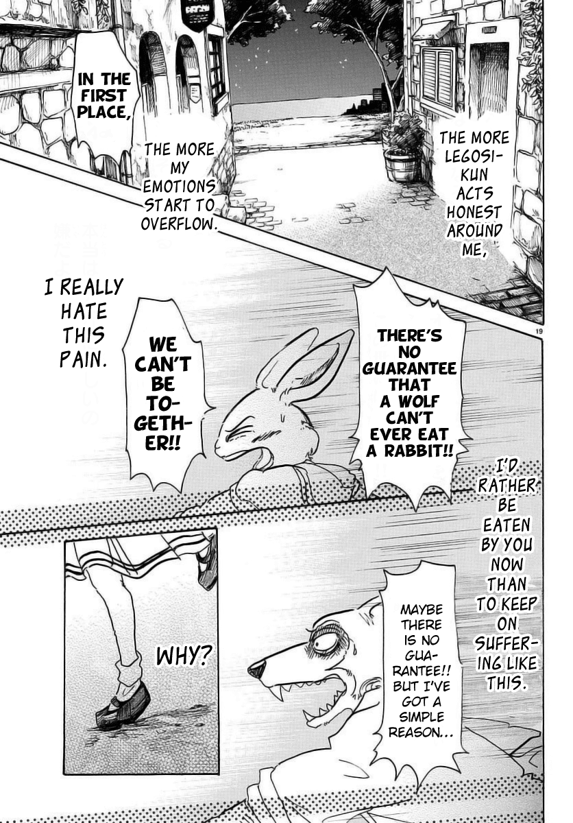 Beastars Chapter 47 page 20 - Chapter 47: Only the Wind Knows