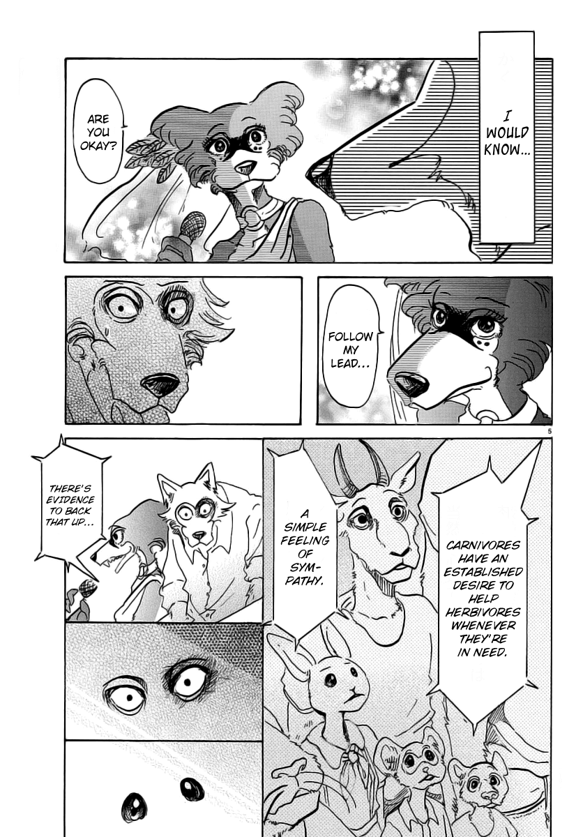 Beastars Chapter 47 page 6 - Chapter 47: Only the Wind Knows