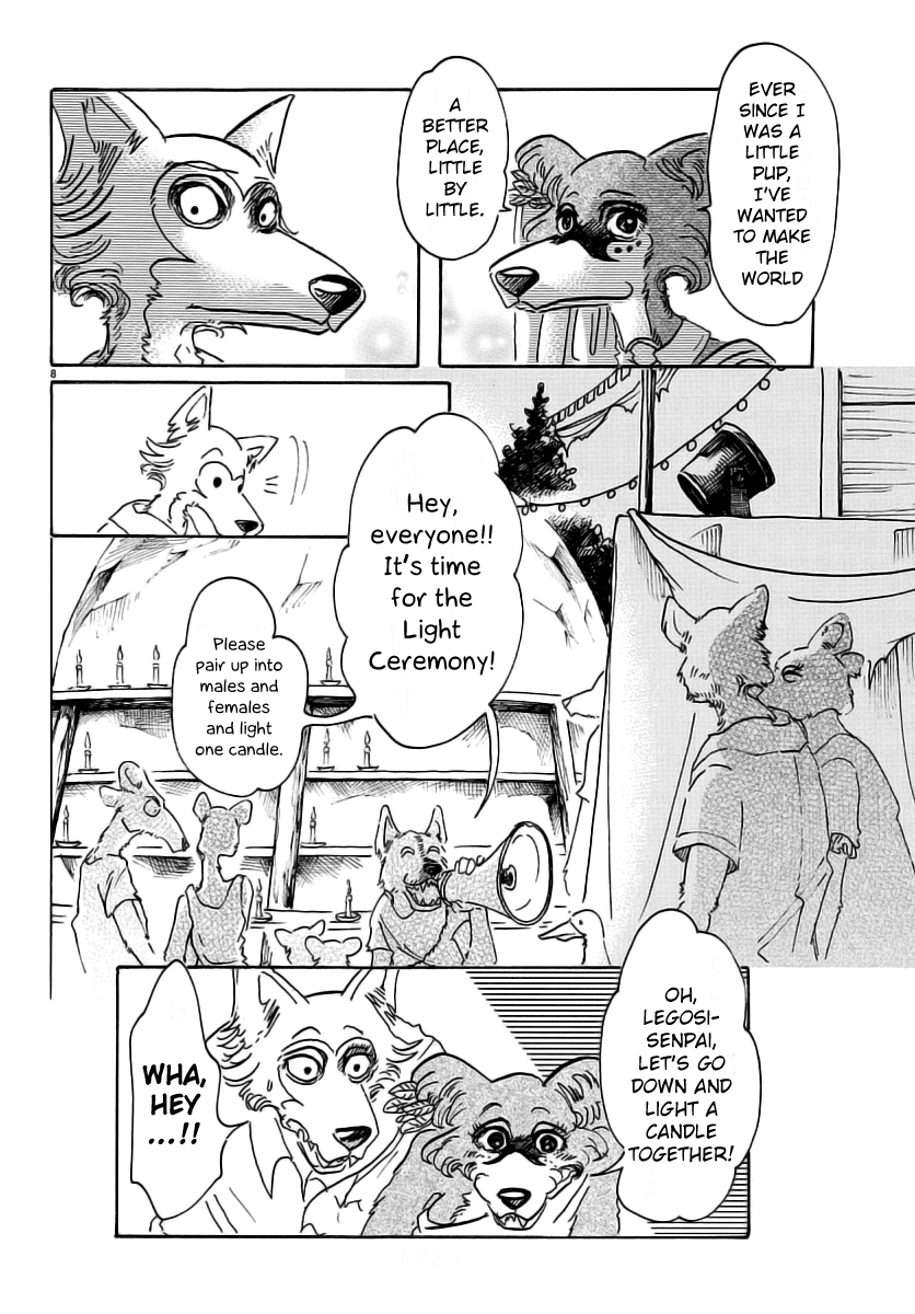 Beastars Chapter 47 page 9 - Chapter 47: Only the Wind Knows
