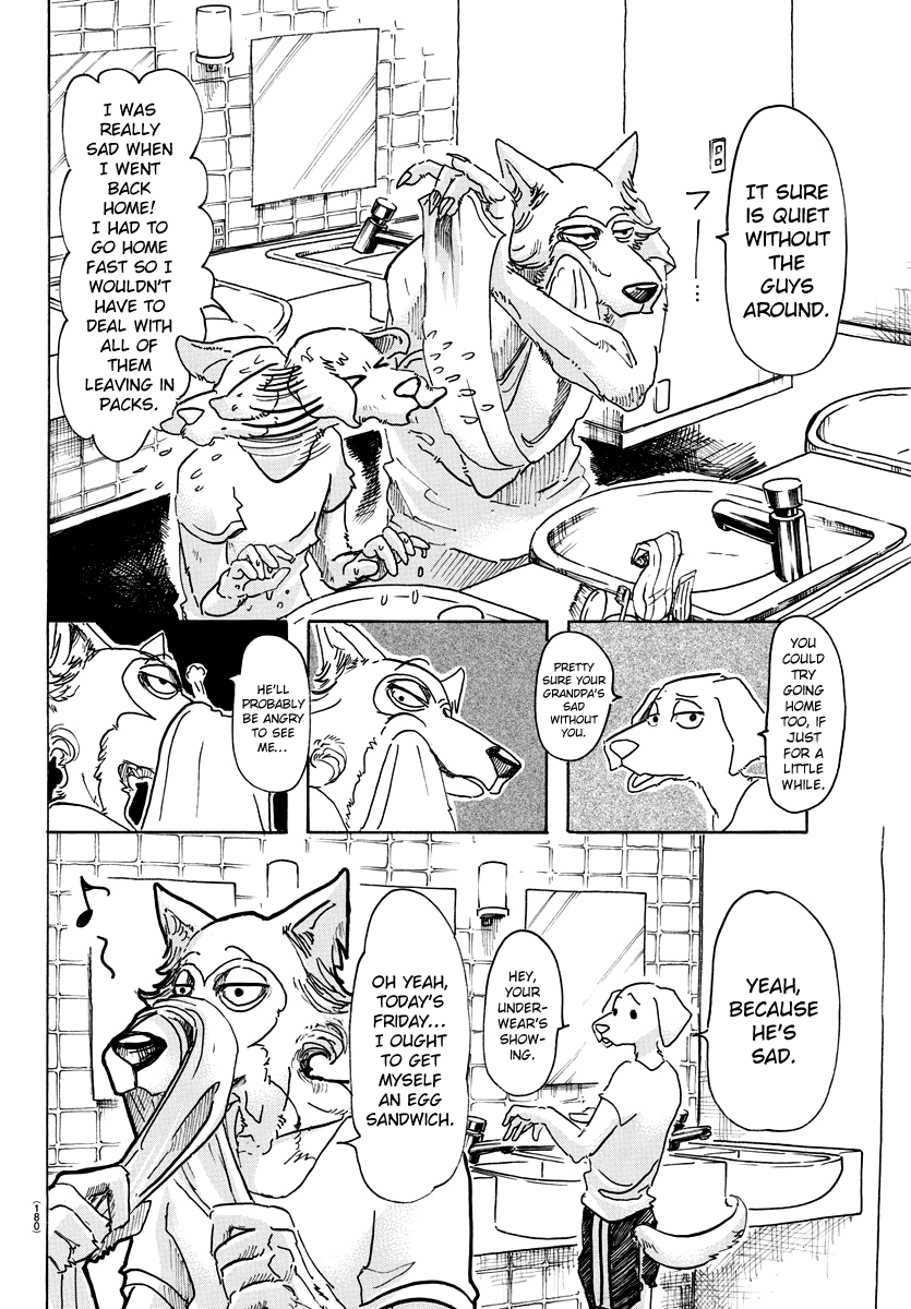 Beastars Chapter 48 page 4 - Chapter 48: In the Lingering Summer Heat