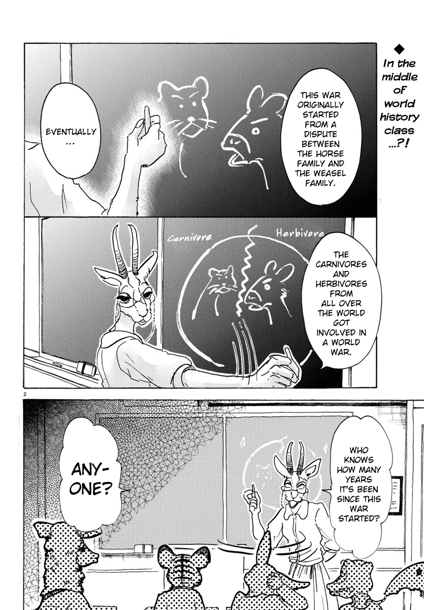 Beastars Chapter 49 page 2 - Chapter 49: The Pups Who Transcended Old Tradition