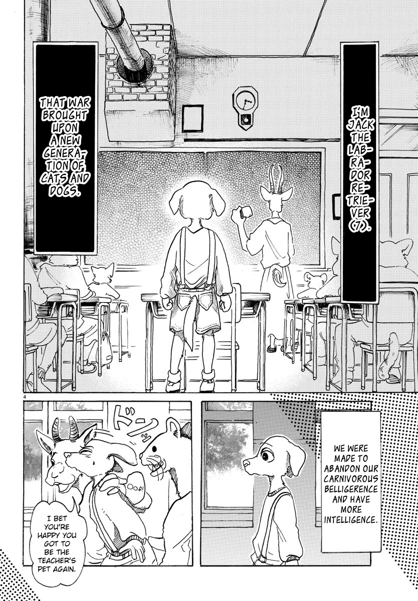 Beastars Chapter 49 page 4 - Chapter 49: The Pups Who Transcended Old Tradition