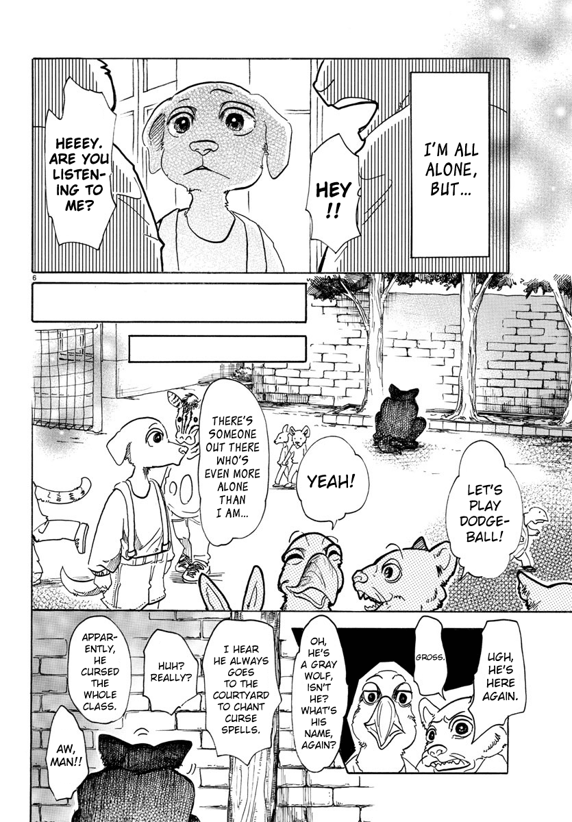 Beastars Chapter 49 page 6 - Chapter 49: The Pups Who Transcended Old Tradition