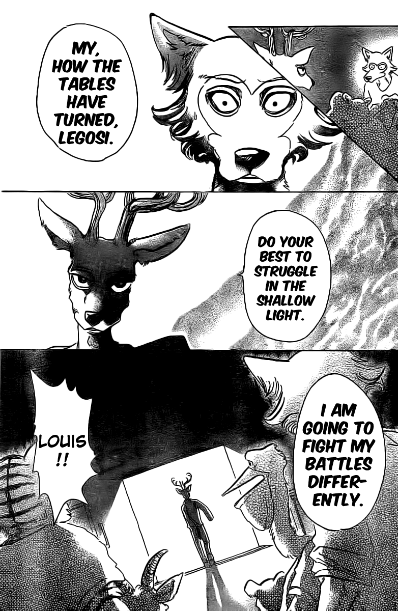 Beastars Chapter 50 page 15 - Chapter 50: Othello of Fire