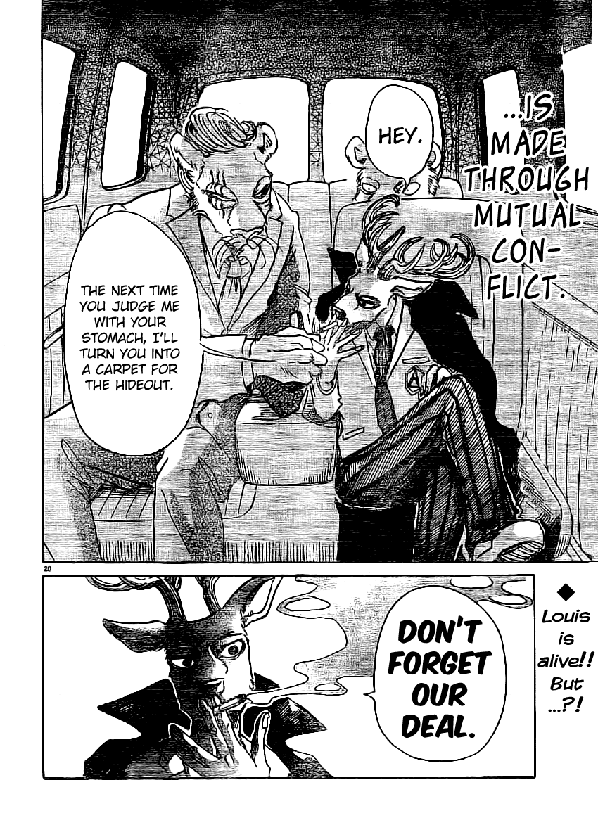Beastars Chapter 50 page 19 - Chapter 50: Othello of Fire