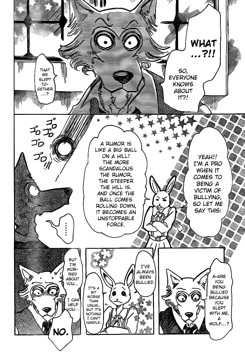 Beastars Chapter 50 page 4 - Chapter 50: Othello of Fire
