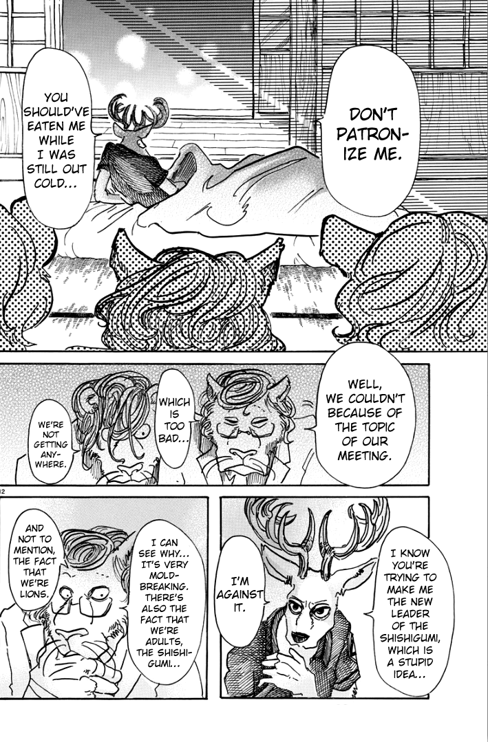 Beastars Chapter 51 page 12 - Chapter 51: Life Tastes Like Heavy Lead