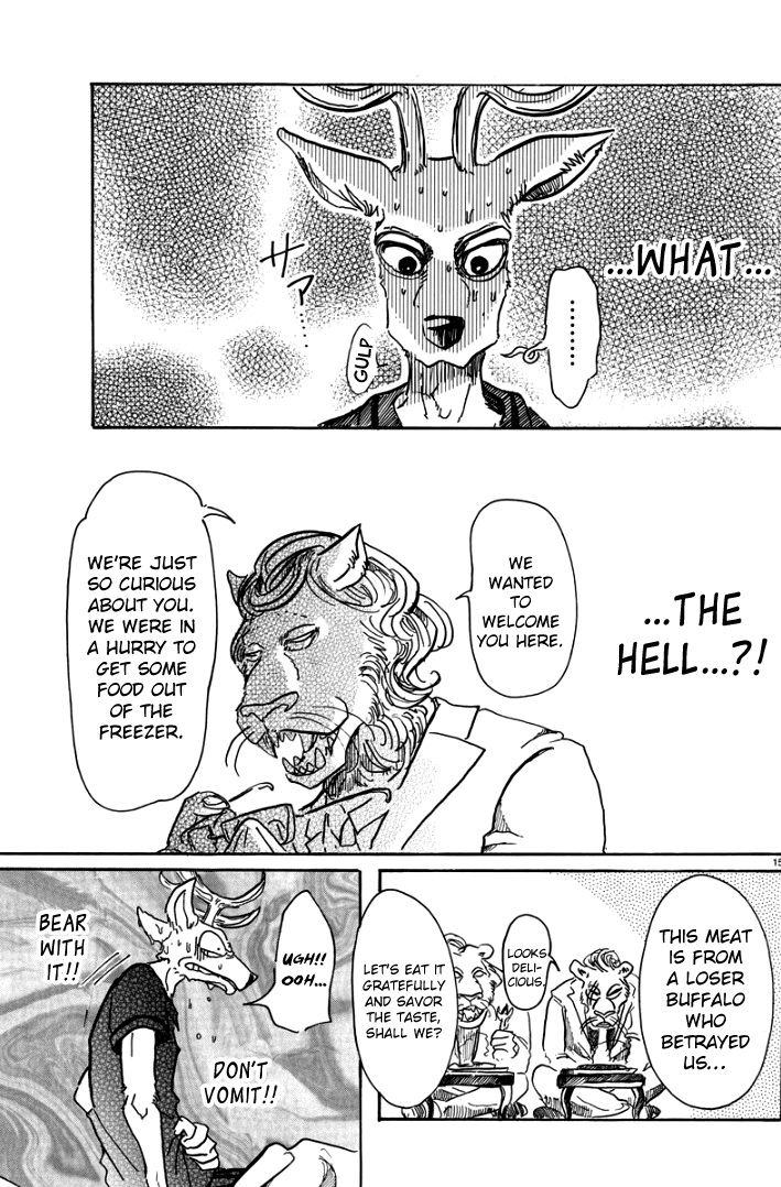 Beastars Chapter 51 page 15 - Chapter 51: Life Tastes Like Heavy Lead