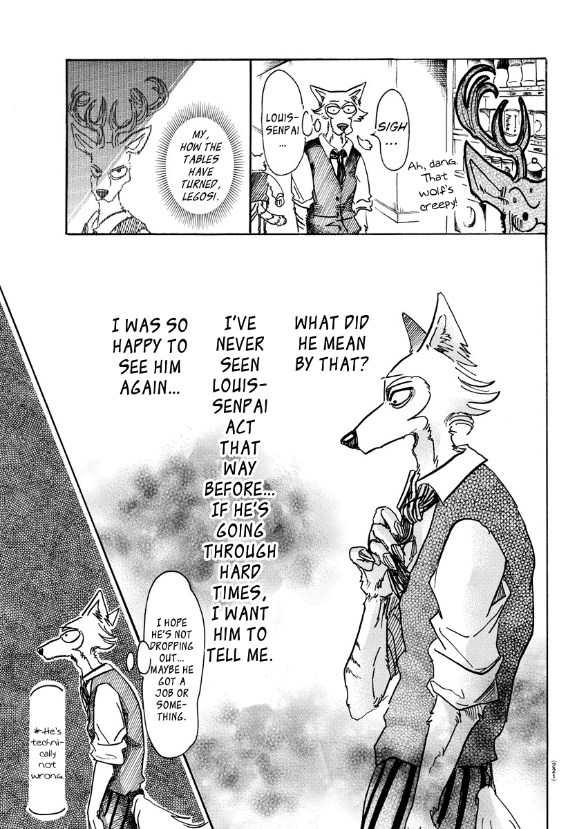 Beastars Chapter 52 page 3 - Chapter 52: Two Dangerous Egotists