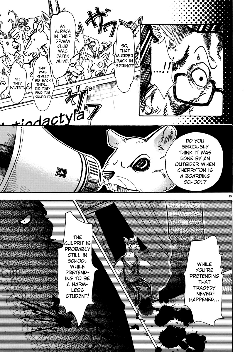 Beastars Chapter 53 page 14 - Chapter 53: A Cornered Rat Bites the Cat