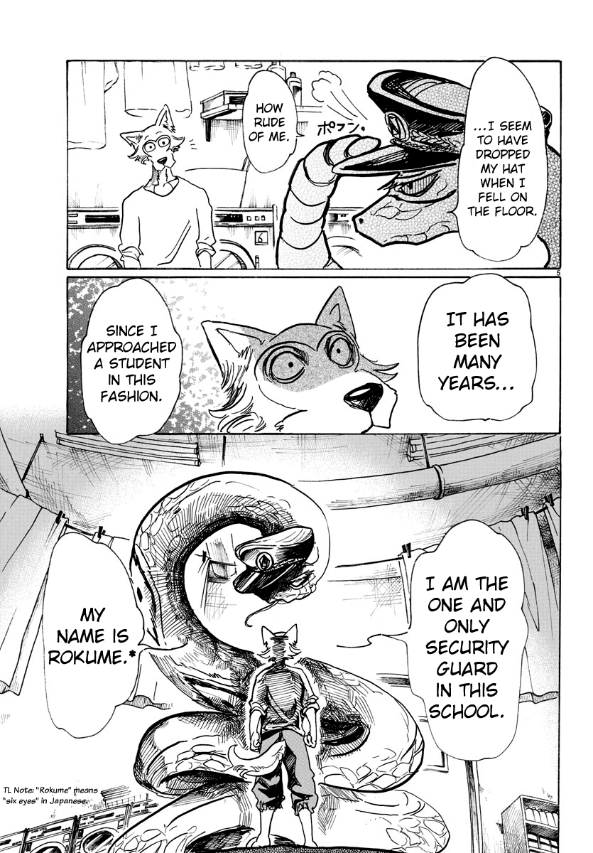 Beastars Chapter 55 page 5 - Chapter 55: Eve Has Eaten the Apple