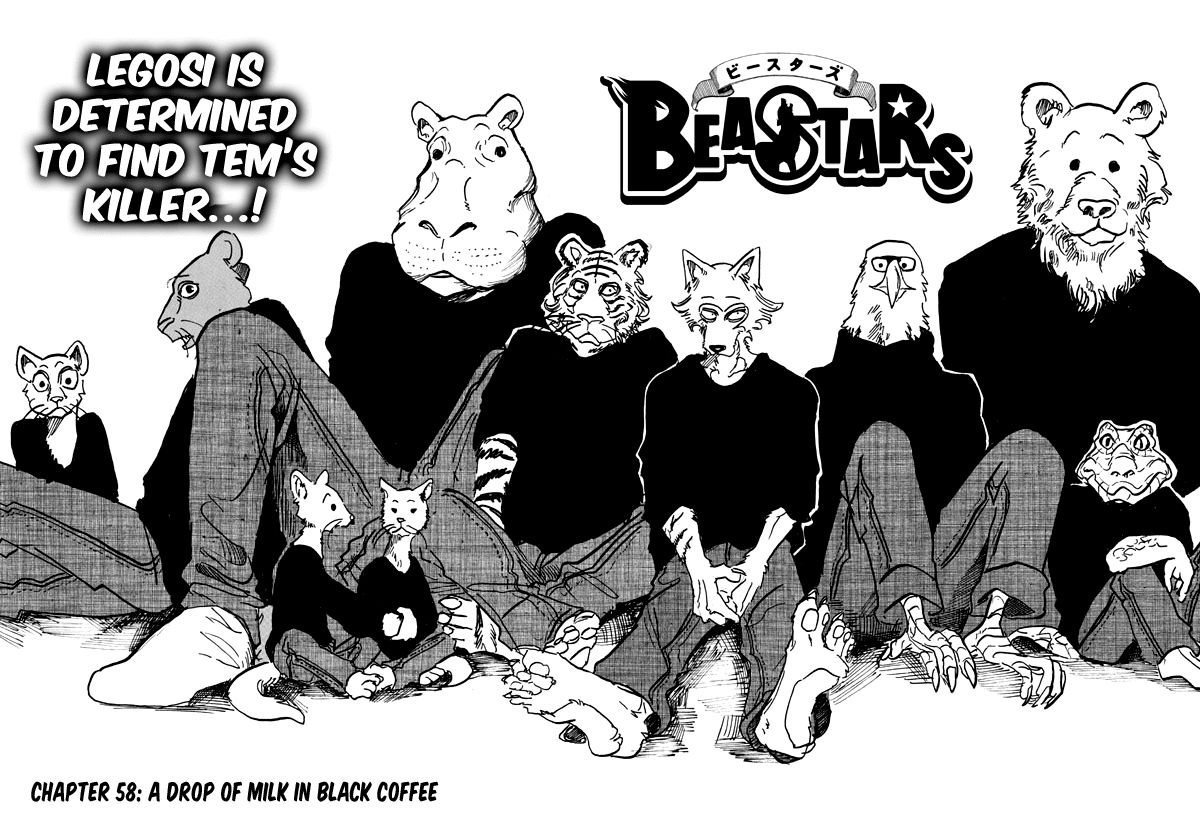 Beastars Chapter 58 page 1 - Chapter 58: A Drop of Milk in Black Coffee