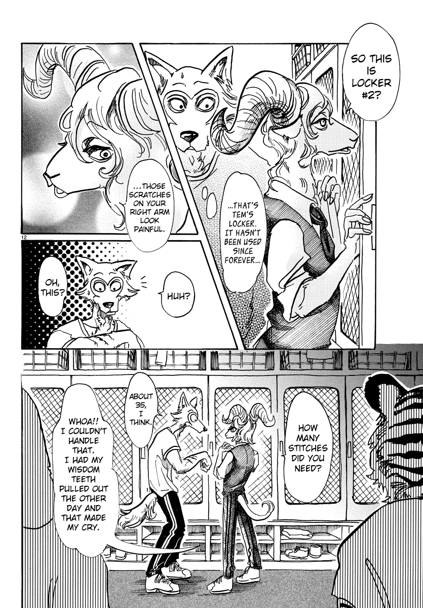 Beastars Chapter 58 page 12 - Chapter 58: A Drop of Milk in Black Coffee