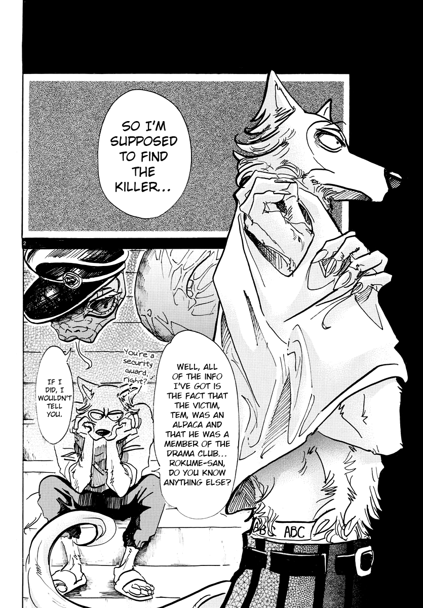 Beastars Chapter 58 page 2 - Chapter 58: A Drop of Milk in Black Coffee