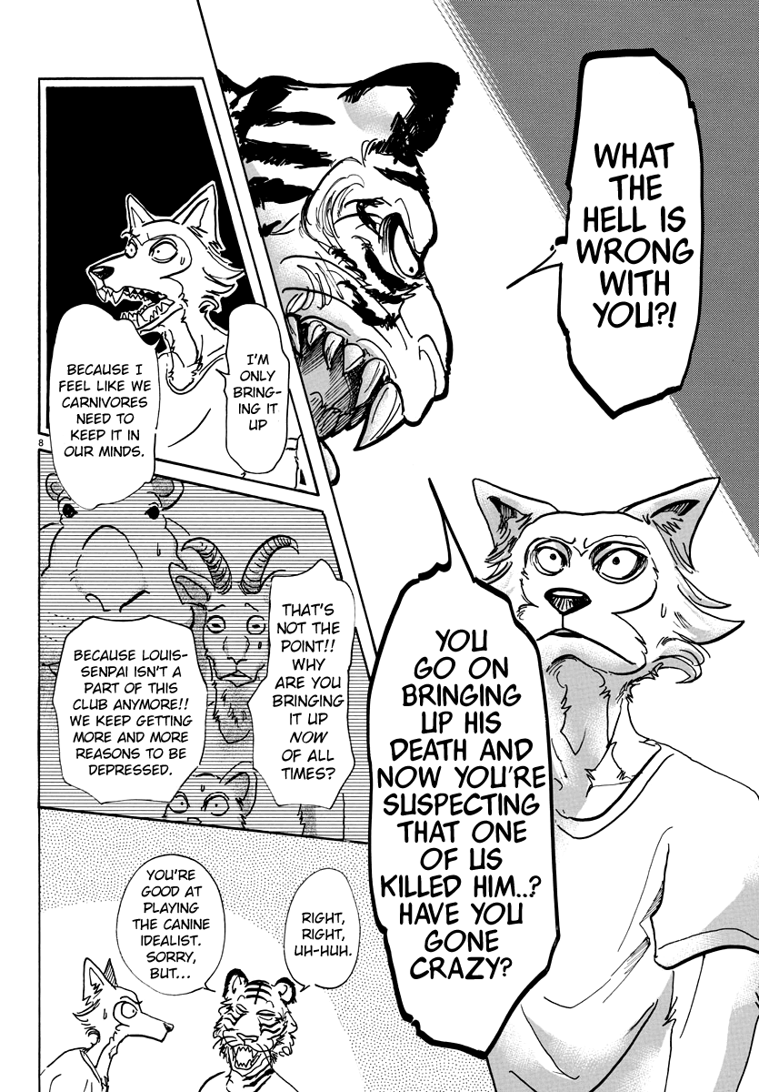 Beastars Chapter 58 page 8 - Chapter 58: A Drop of Milk in Black Coffee