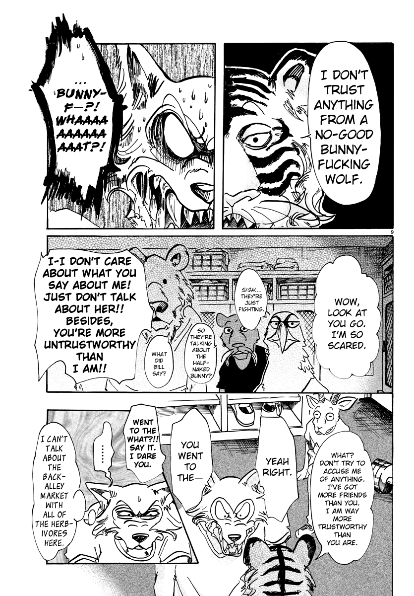 Beastars Chapter 58 page 9 - Chapter 58: A Drop of Milk in Black Coffee