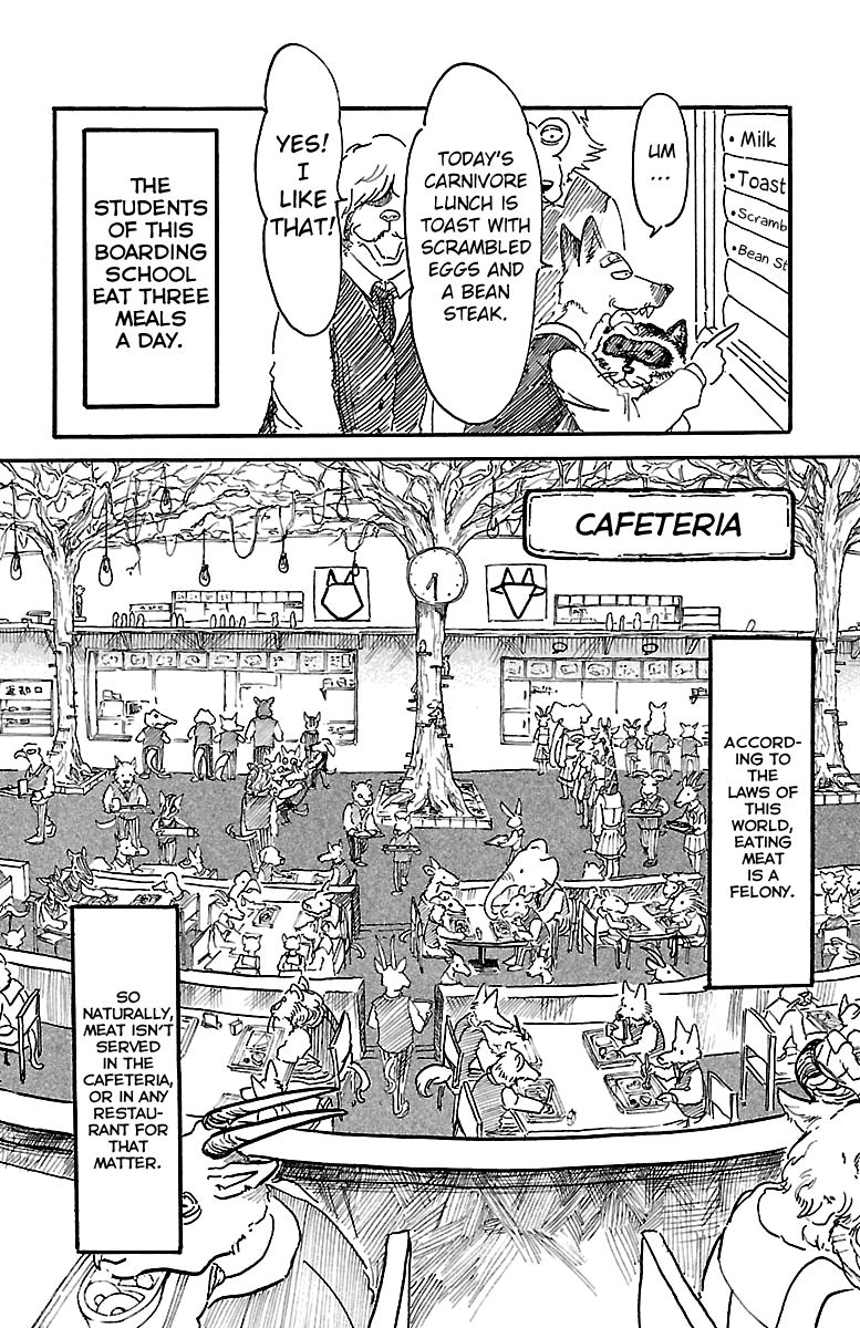 Beastars Chapter 6 page 5 - Chapter 6: A Star Among Beasts