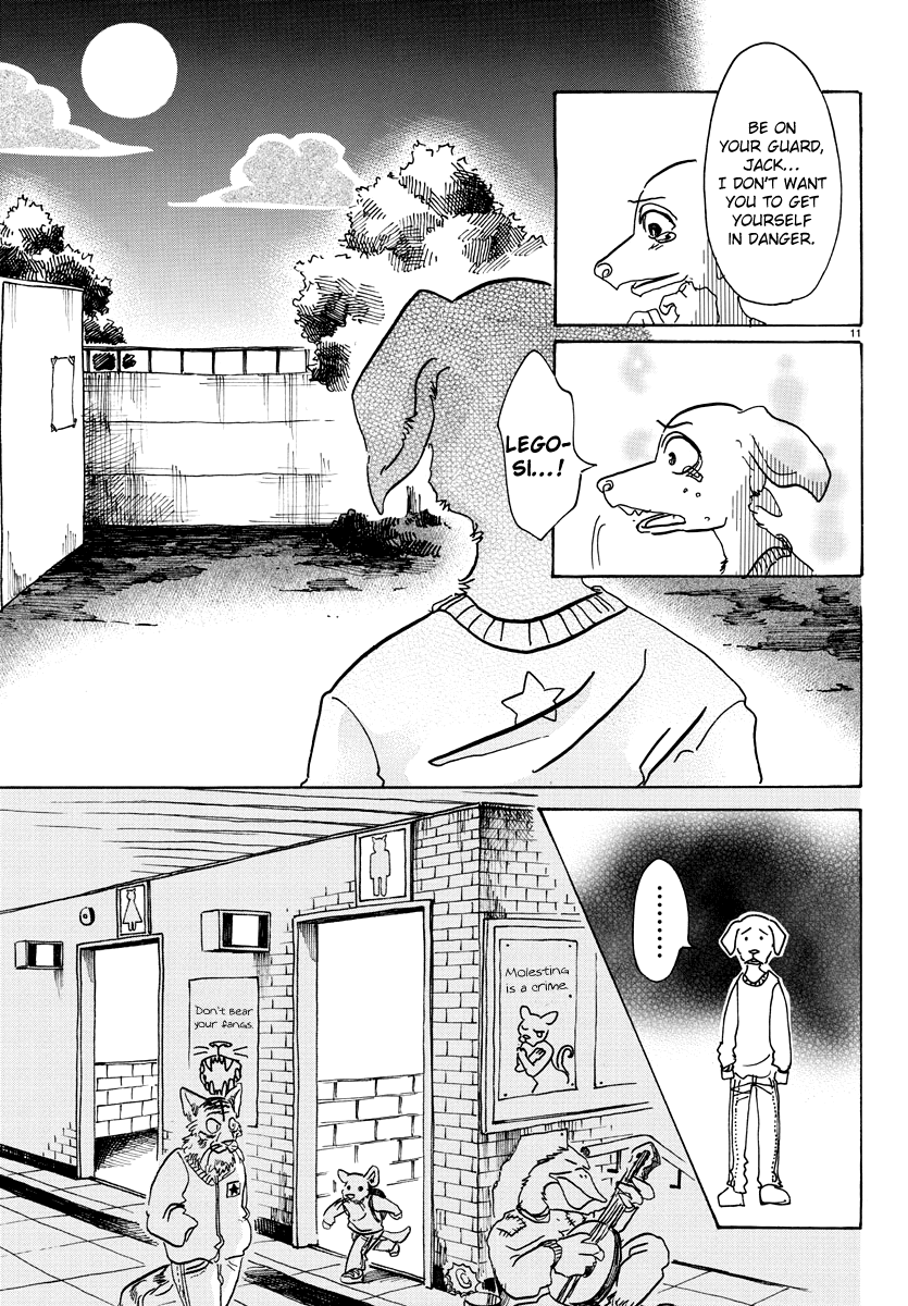 Beastars Chapter 61 page 11 - Chapter 61: You're LIke a Moth Flying Under the Moonlight